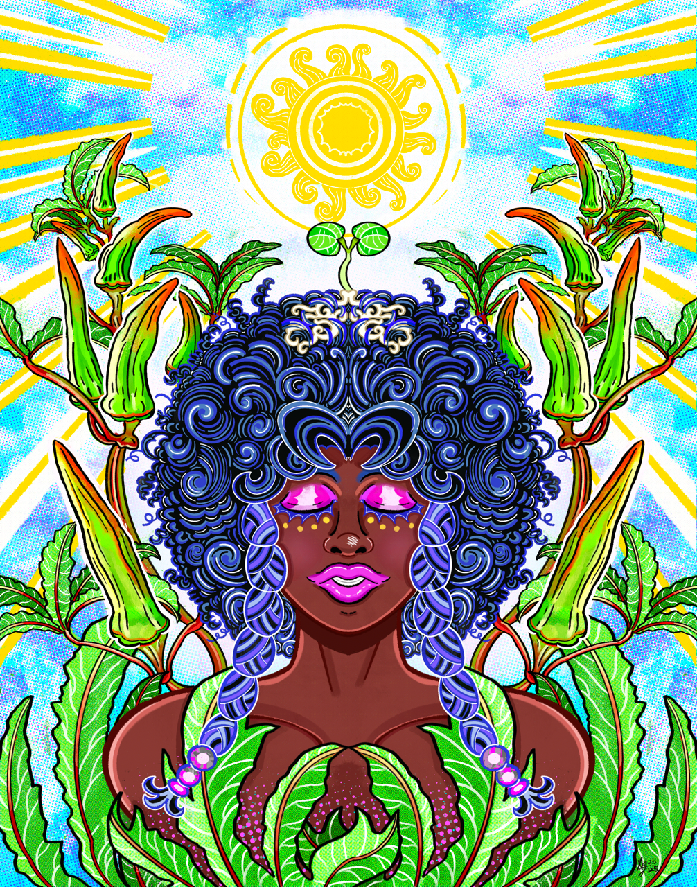 “Okra” by Amaranthia Sepia